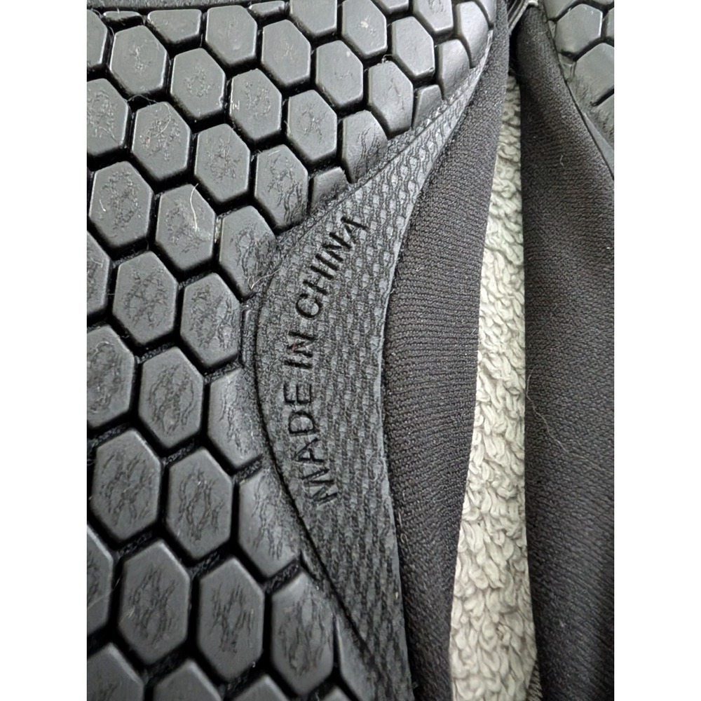 Fitkicks Shoes Womens Medium Black Gray Flats Elastic Cross Band Yoga Barefoot - Picture 5 of 5